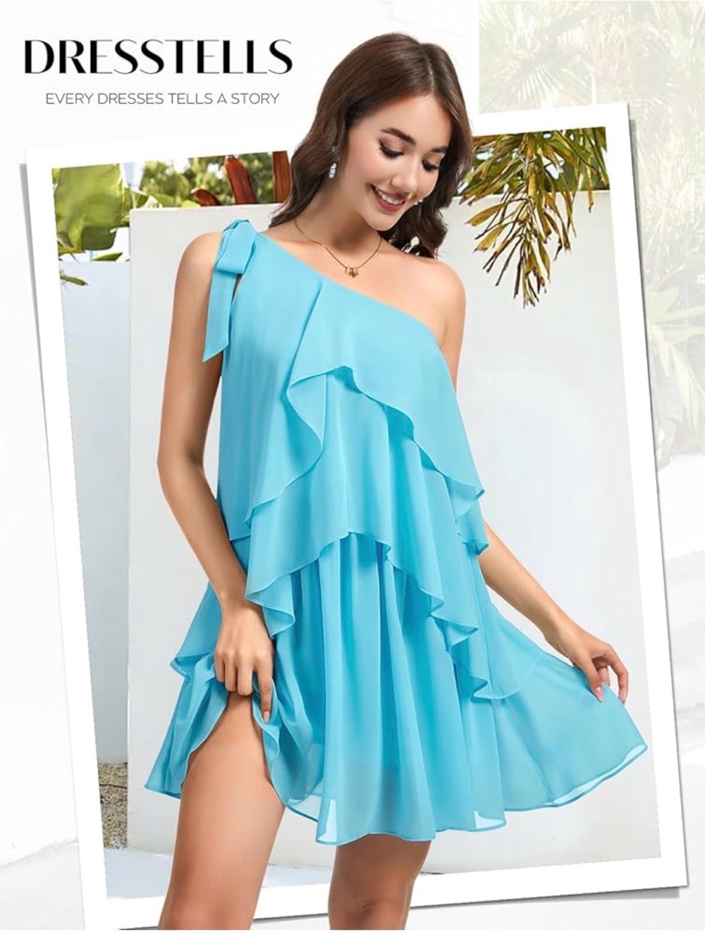 NWT Dresstells Mini Dress Blue Sz XL
